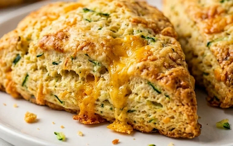 Zucchini Cheddar Scones