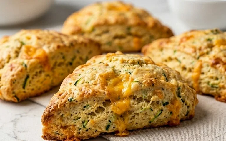 Zucchini Cheddar Scones
