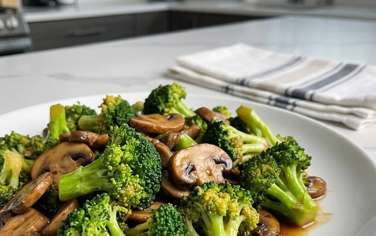 Broccoli and Mushroom Stir Fry