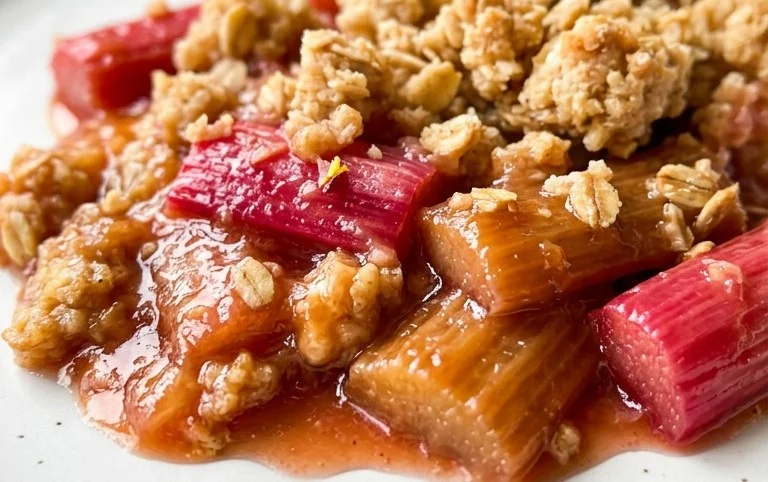 Easy Rhubarb Crisp
