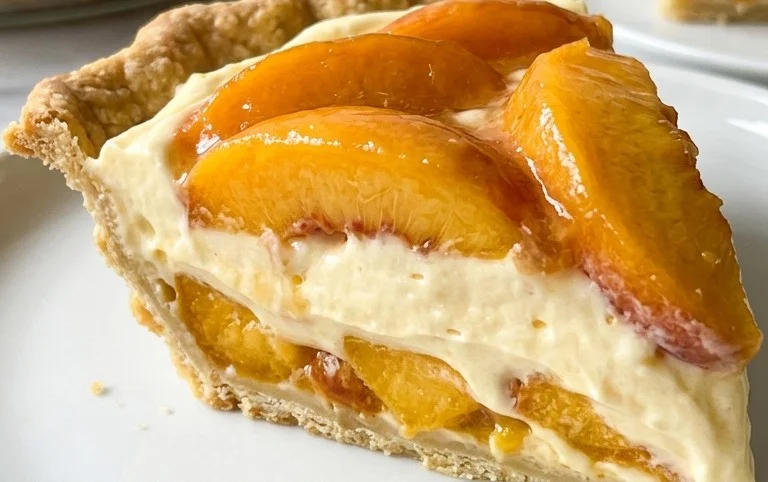 Peaches and Cream Pie