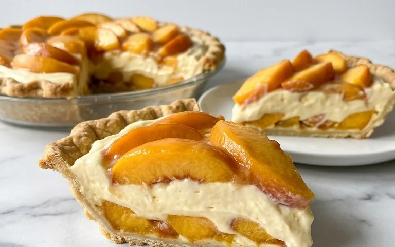 Peaches and Cream Pie