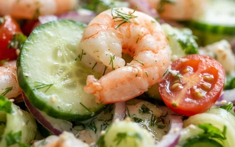 Cucumber Shrimp Salad