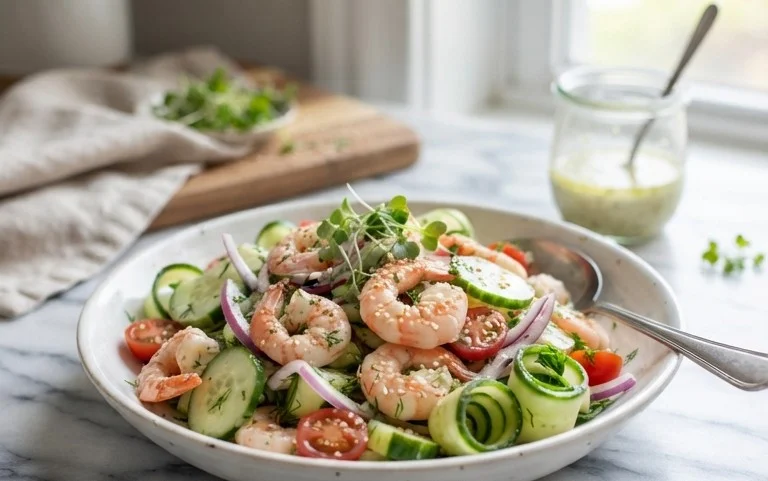 Cucumber Shrimp Salad