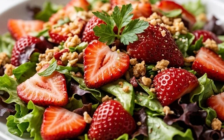 Strawberry Crunch Salad
