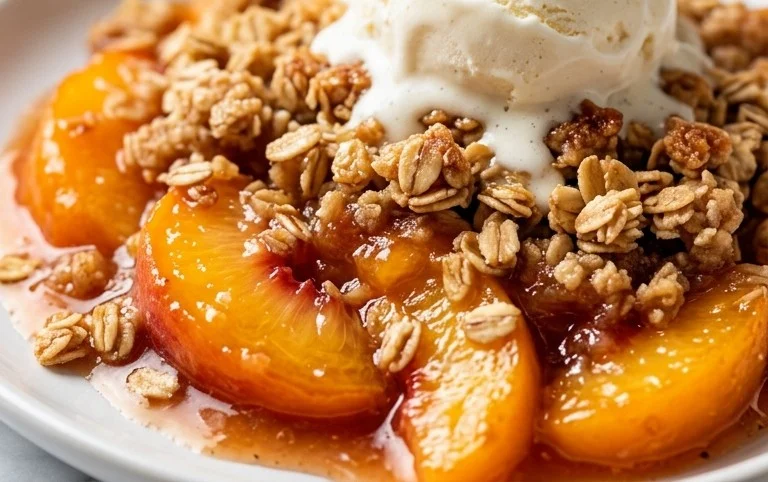 Fresh Peach Crisp Recipe