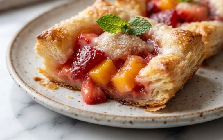 Strawberry Peach Pie Bites