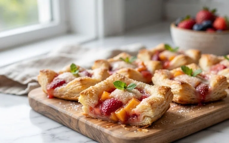 Strawberry Peach Pie Bites
