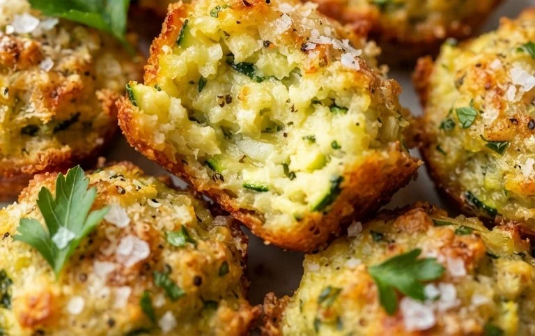 Zucchini Garlic Bites