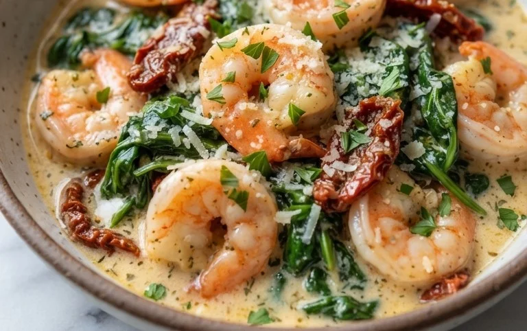 Tuscan Shrimp (One-Pan, 30-Minute Dinner)