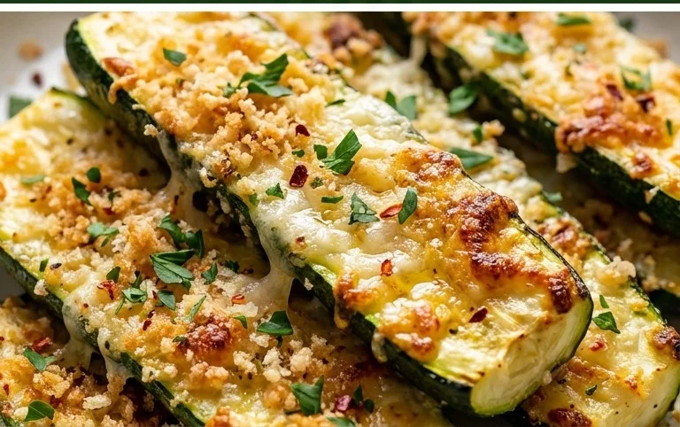 Baked Parmesan Zucchini