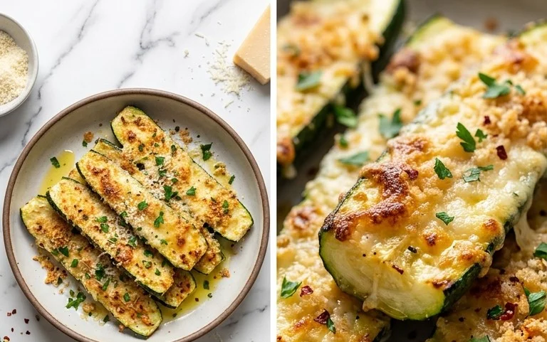Baked Parmesan Zucchini