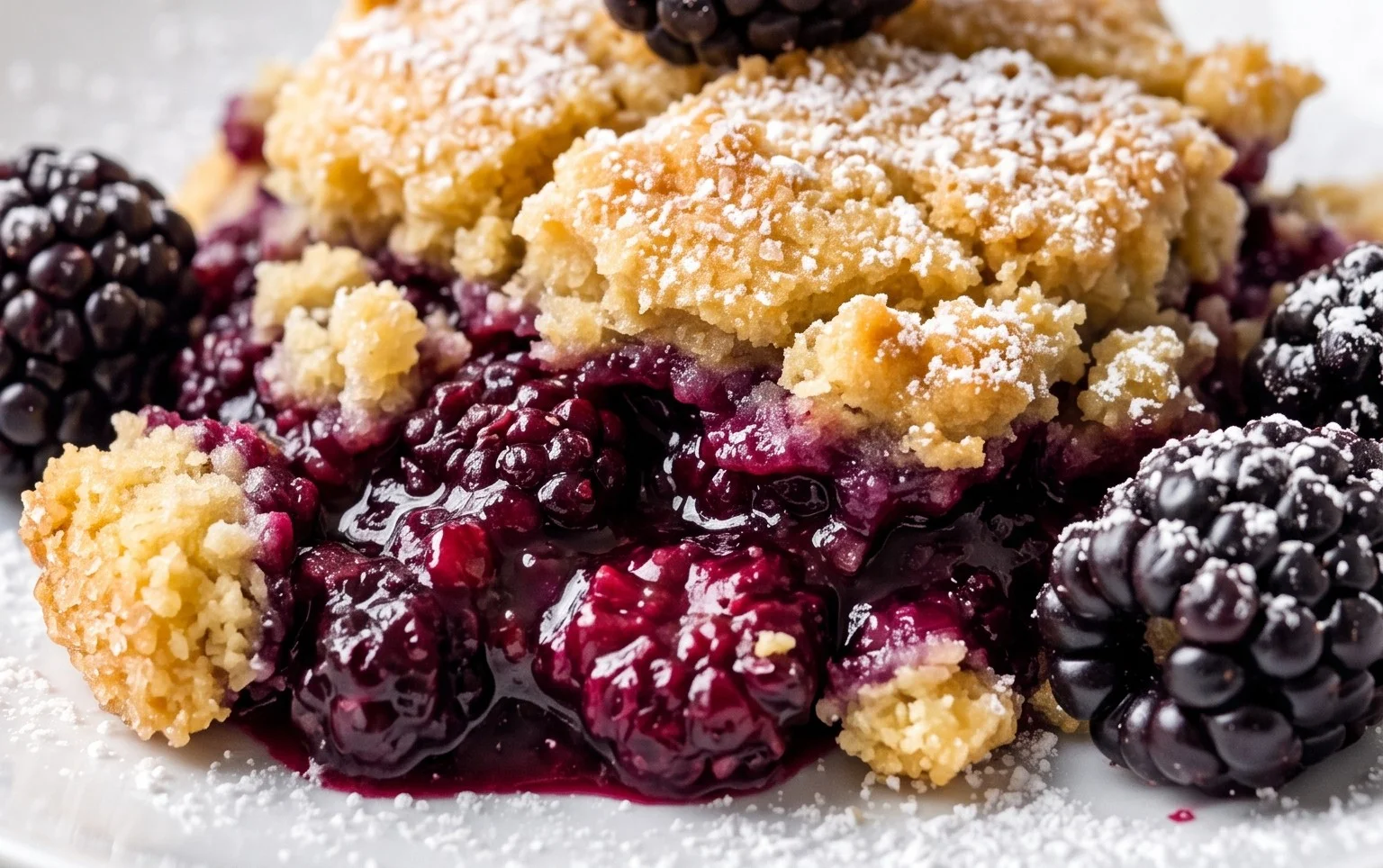 The Pioneer Women's Blackberry Cobbler