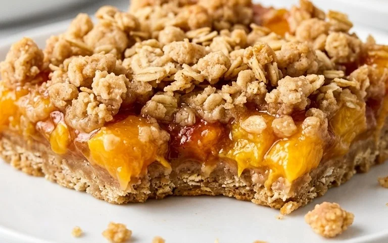 Fresh Peach Crum extractb Bars