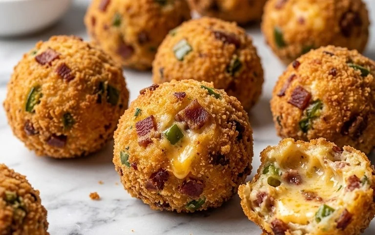 Beef Bacon Jalapeño Popper Cheese Balls