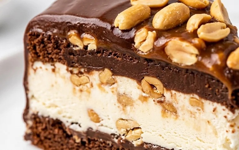 Buster Bar Ice Cream Cake