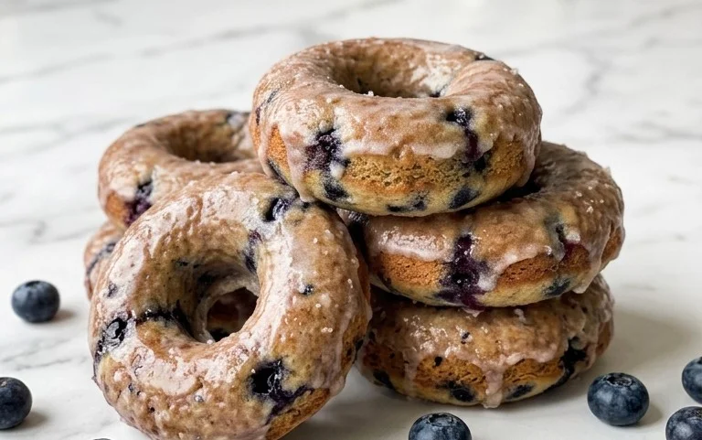 Blueberry Cake Donuts