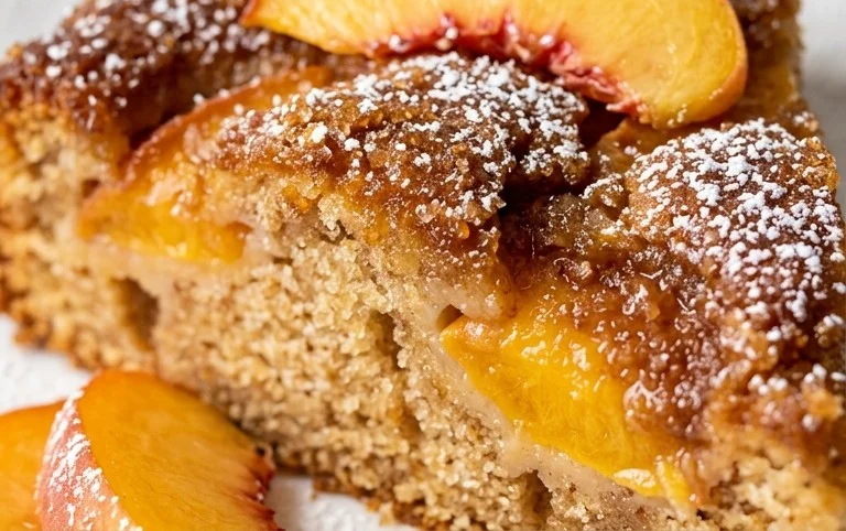 Brown Sugar Peach Cake