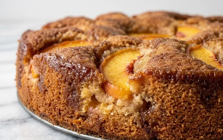 Brown Sugar Peach Cake