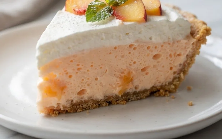 Peach Chiffon Pie