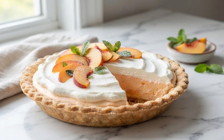 Peach Chiffon Pie