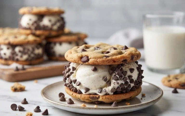 Cookie Ice Cream Sandwiches (Like a Chipwich!)