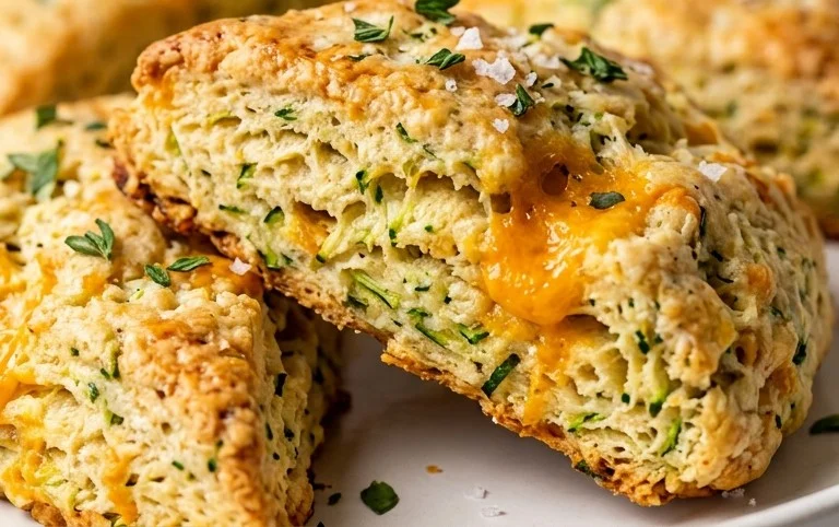 Zucchini Cheddar Scones