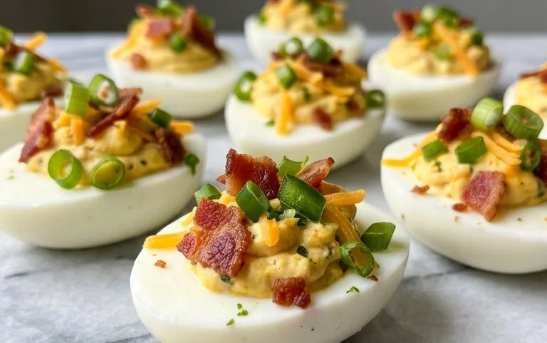 Jalapeno Popper Deviled Eggs