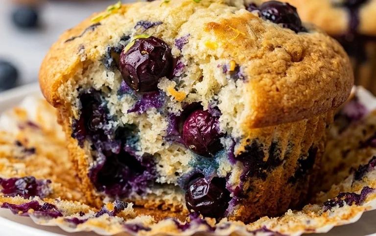 Homemade Blueberry Muffins