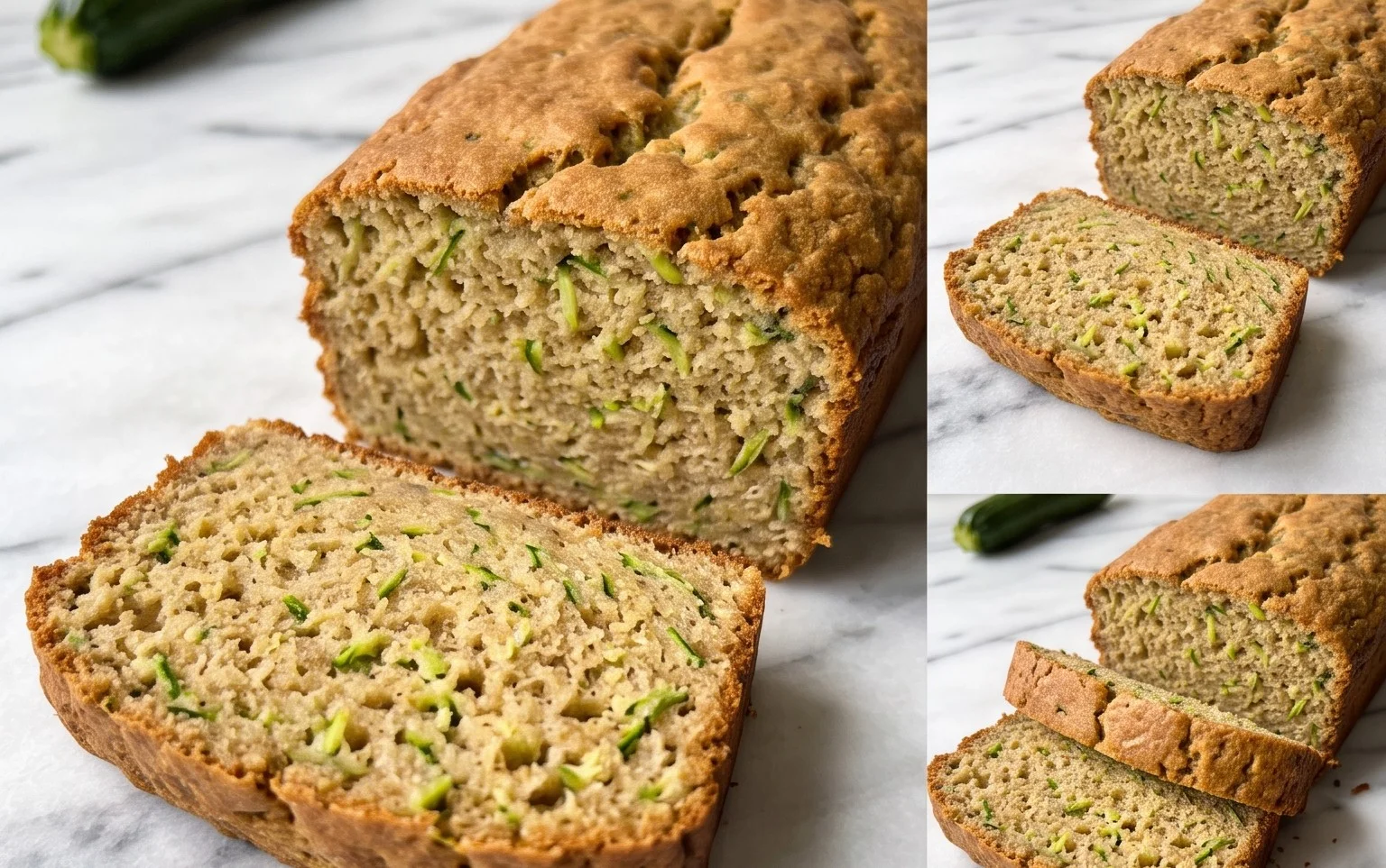 Low Sugar Zucchini Bread