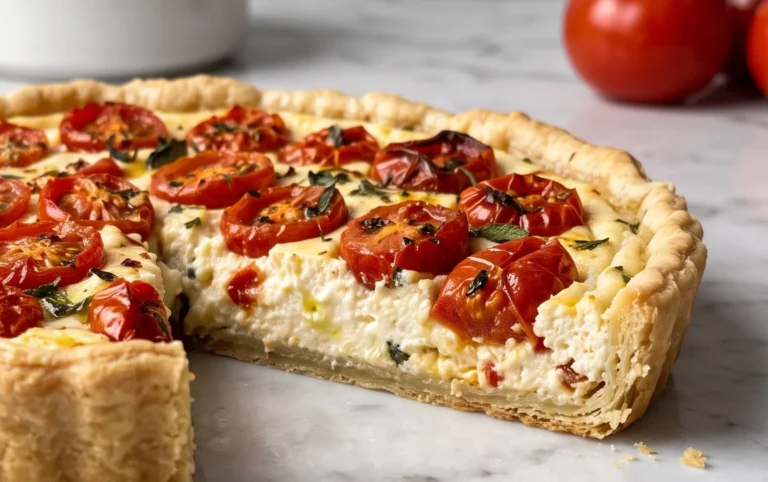 Easy Tomato Ricotta Tart