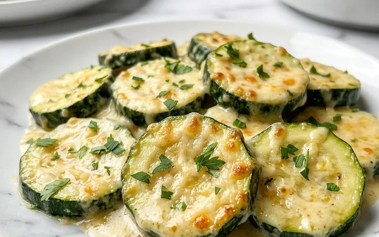 Creamy Parmesan Zucchini