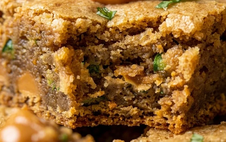 Chewy Butterscotch Zucchini Blondies