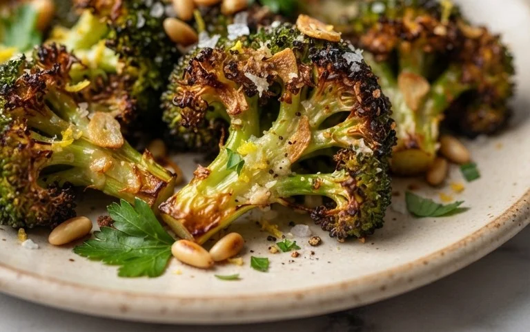 Oven Roasted Broccoli (Baked Broccoli)