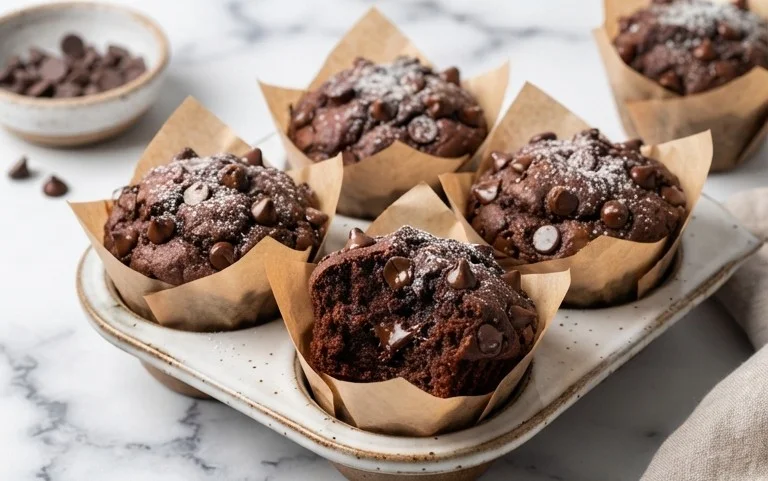 Double Chocolate Muffins