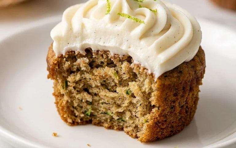 Zucchini Cupcakes with Cream Cheese Frosting