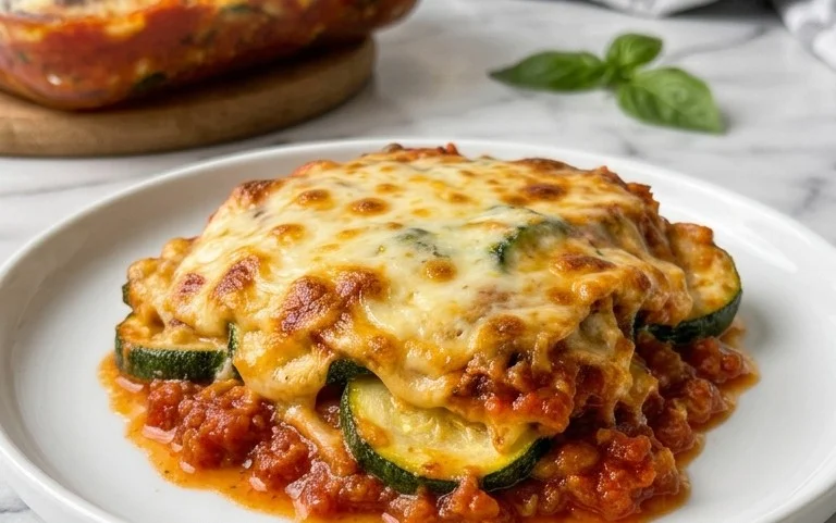 Three Cheese Zucchini Parmesan