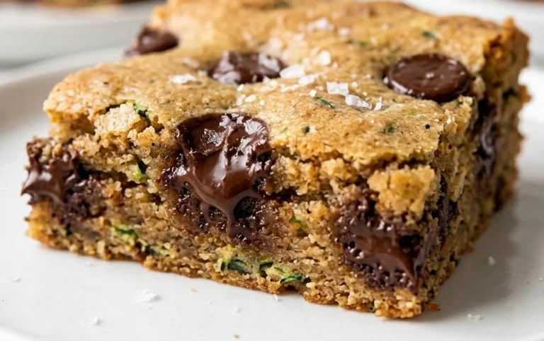 Chocolate Chip Zucchini Cookie Bars