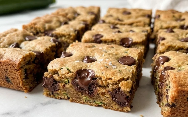 Chocolate Chip Zucchini Cookie Bars