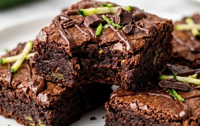 Secretly Healthy Zucchini Brownies