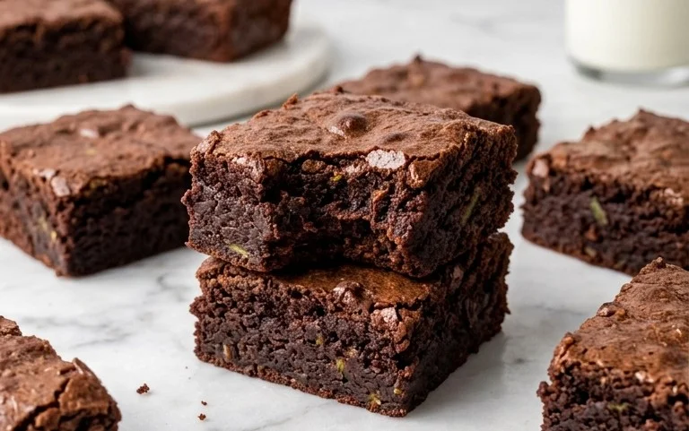 Secretly Healthy Zucchini Brownies
