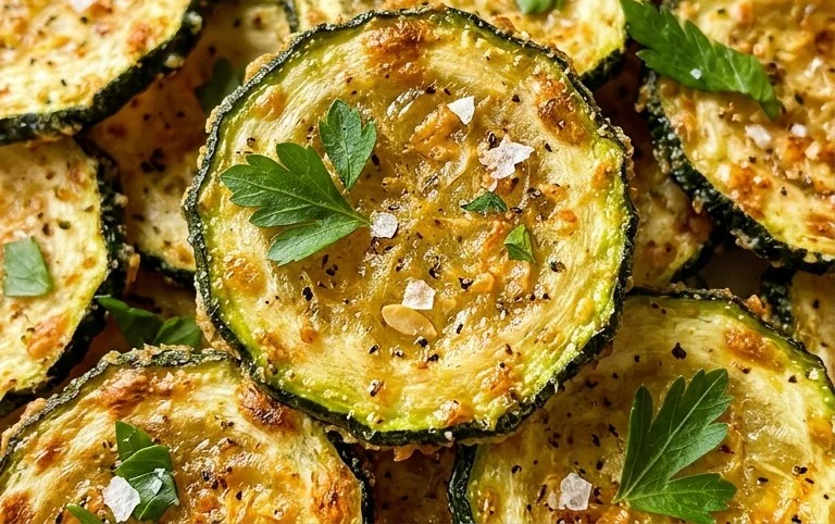 Crispy Baked Zucchini Chips