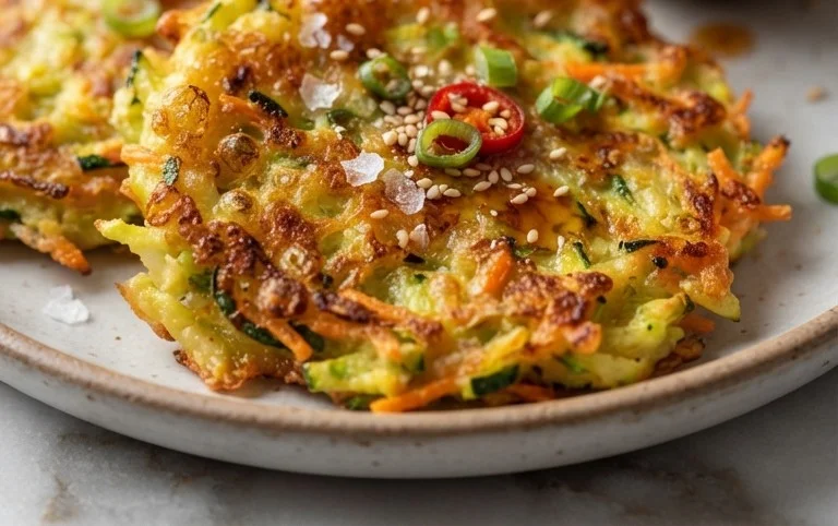 Quick & Easy Korean Zucchini Fritters (Hobak Jeon)