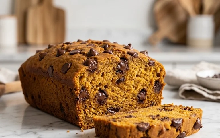 Pumpkin Chocolate Chip Bread