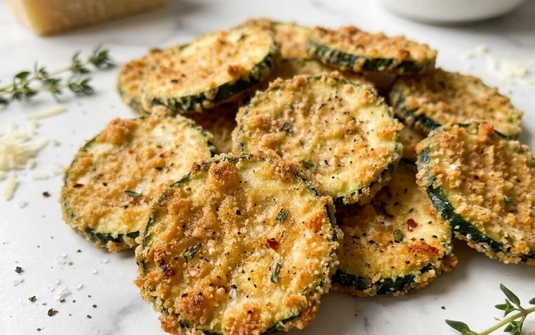 Crispy Baked Zucchini Chips