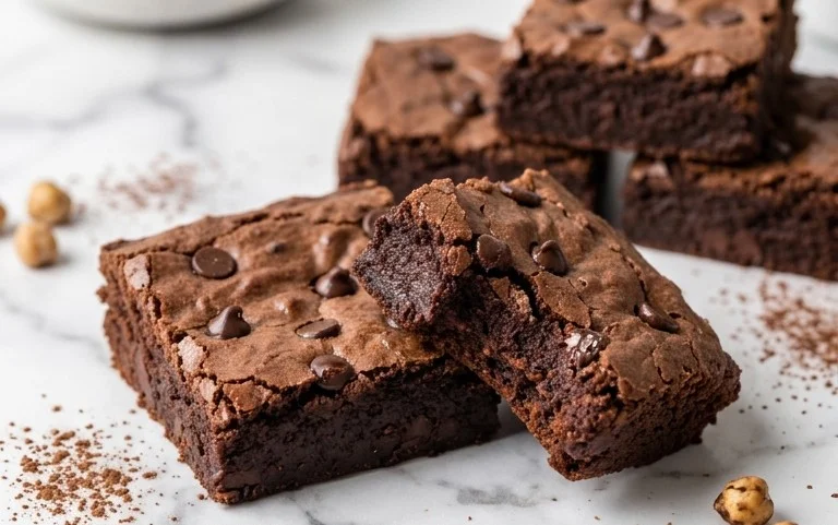 Flourless Chickpea Brownies (Vegan & Gluten Free)