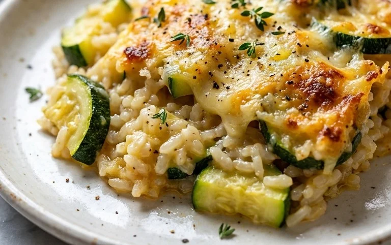 Julia Child's Zucchini and Rice Gratin (Tian de Courgettes au Riz)